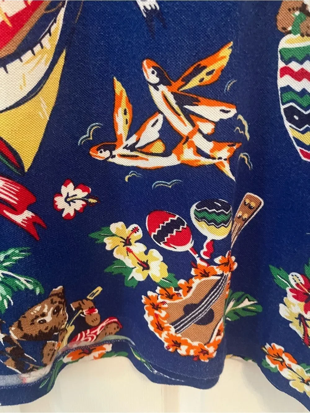 Polo Ralph Lauren Tropical Polo Bear Hawaiian Shirt XL